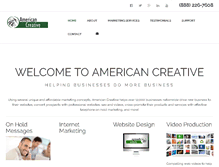 Tablet Screenshot of americancreative.com